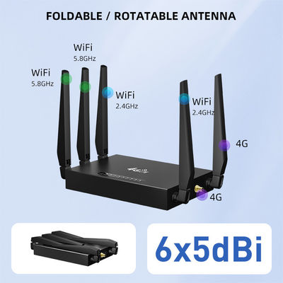 Vehicle Caravan Dual Band Lte Sim 4g Industrial Cellular Router Wifi Mobile CPE SMA