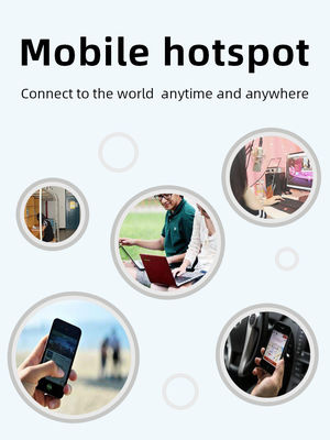 Lightweight Portable 4G Mobile Hotspot With Secure Wifi 150Mbps LTE Upload For Multi Device Connectivity